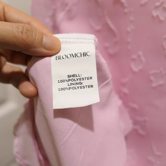 BloomChic Plus Size 2XL Chiffon Plain Textured Ruffle Trim Blouse us18-20 - Picture 8 of 8